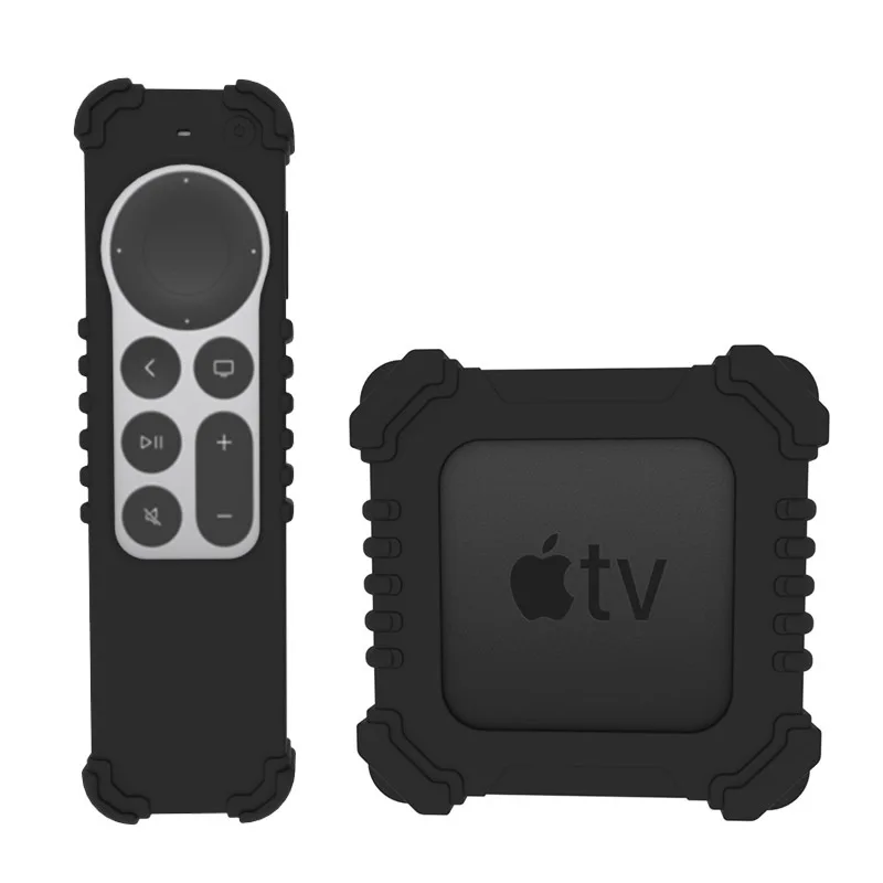 

For Apple TV Box 4K Siri Remote 2nd Gen Silicone Cover Case For Apple Set Top Box Case Sets