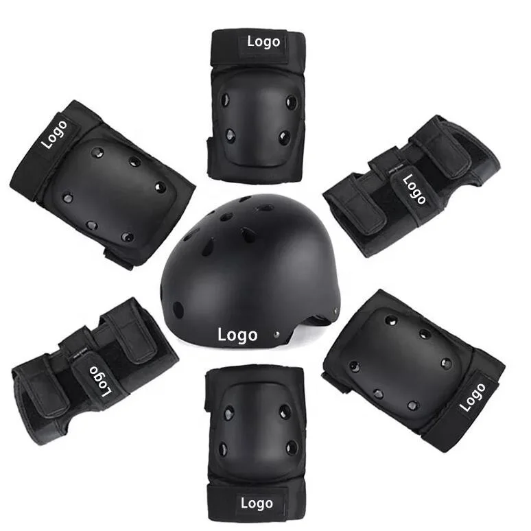 Wholesale Roller Skate Inline Skateboard Scooter Protective Gear Sets Knee Pads Elbow protection Wrist Guards for Adult