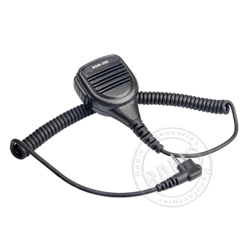 

Medium Heavy Duty Handsfree Remote Shoulder Microphone with PTT for For Motorola Radio, Black