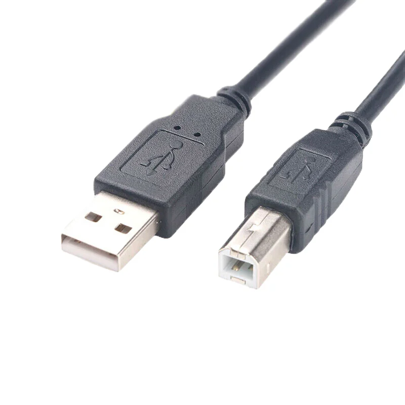

XXD factory price USB A male to B male 2.0 black 1.8M USB printer cable
