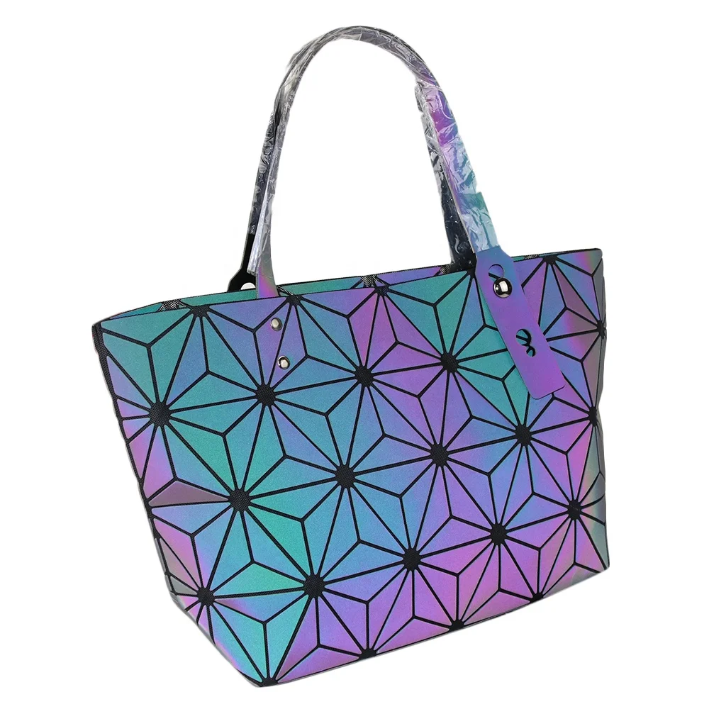 

Tote Bag 2020 Fashion Handbag With Pockets And Zipper Customised Custom Logo Fashionable Handbags, Luminous
