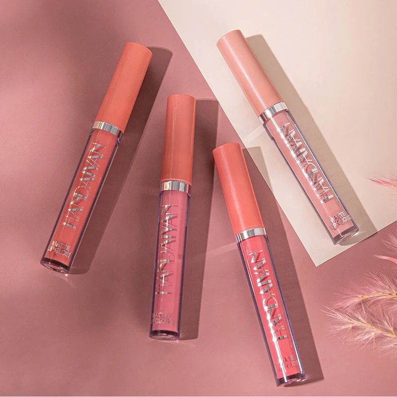 

Women Set Matte Lip Gloss Set Liquid Lipstick Waterproof Long Lasting Moisturizing Lipstick Lip Tint Beauty Cosmetics 6 PcsSet, A+b two types