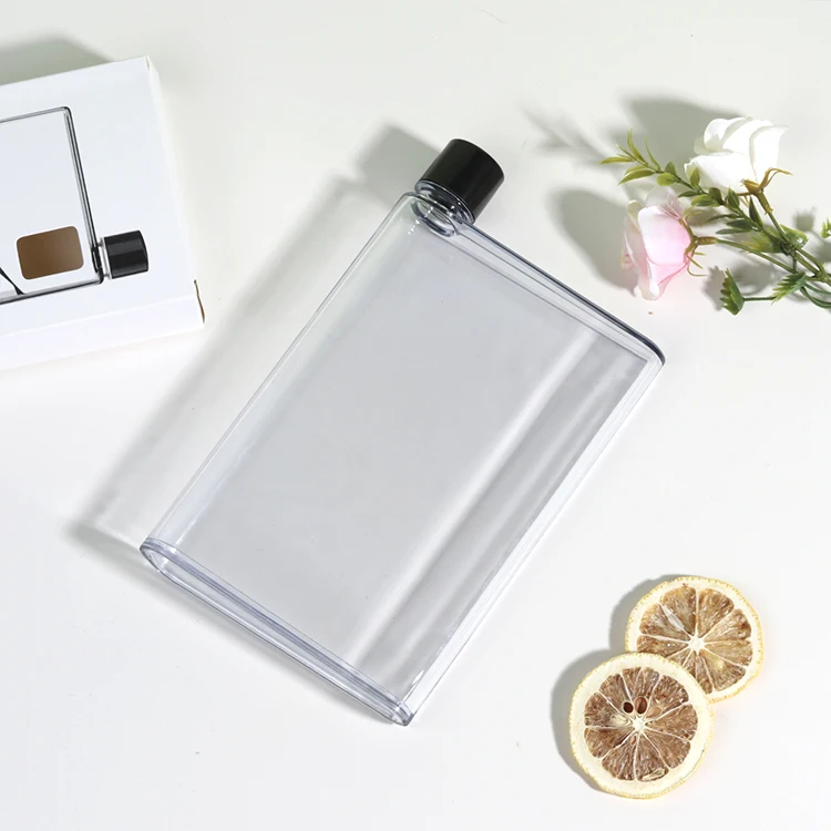 

Custom Logo Kawaii Water Bottle Plastic Water Bottles A4 A3 Flat Water Bottle