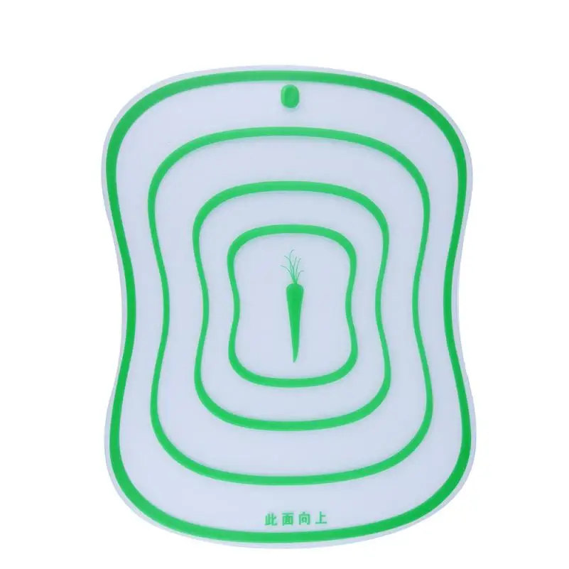 

Cutting Board Hanging Hole Design Matte Non-slip Cutting Fruit Board Kitchen Accessories, As photo