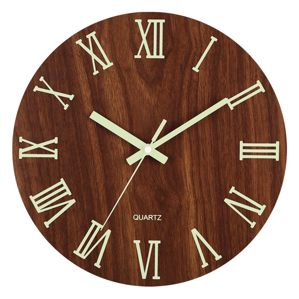 

Luminous Wall Clock 12 Inch Promotional Clocks Night Light Mute Clock Movement
