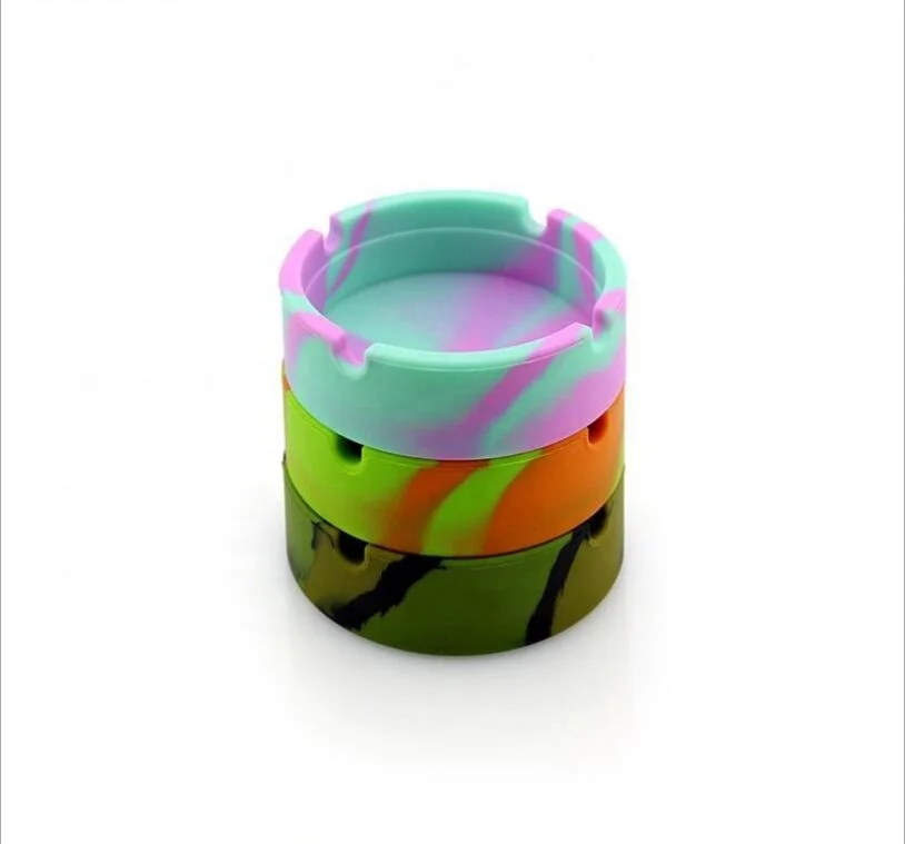 

Jhsport Camouflage Pattern Round Silicone Ashtray Household Car Office Ashtray, Picture