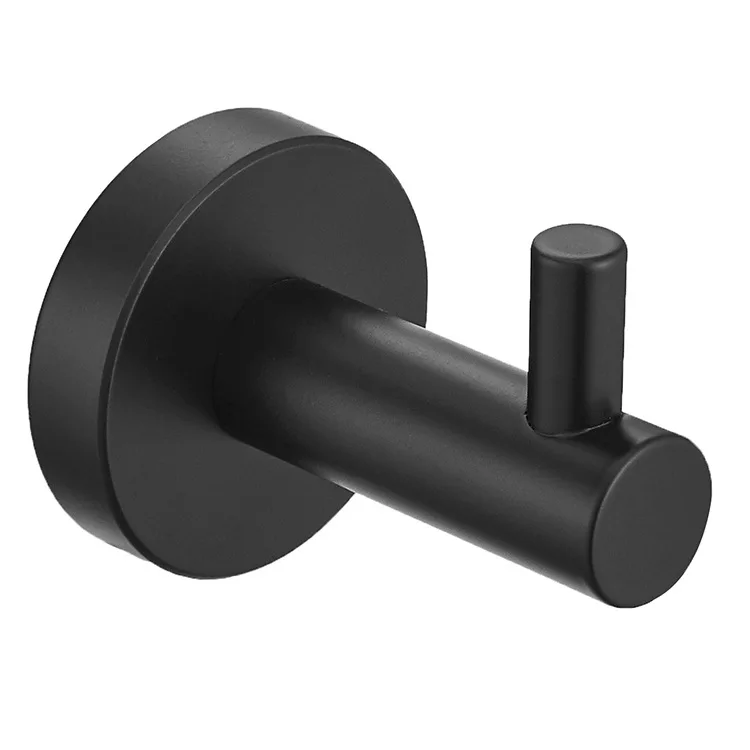 

Durable Office Home Stainless Steel Black Screw Wall Hooks, Customized color