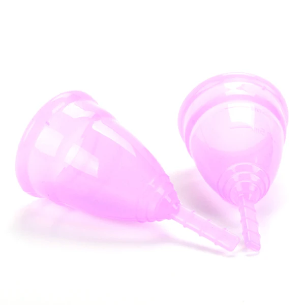

Manufacturers Wholesale Custom Foldable Reusable Collapsible Eco Friendly Women Period Medical Silicone Menstrual Cup, Pink,purple,blue,white,red