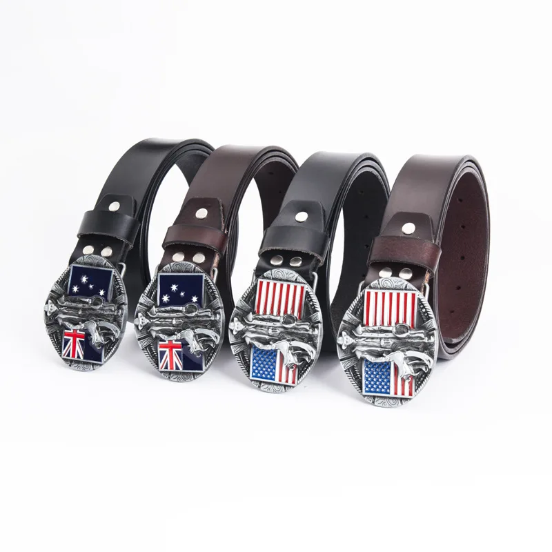 

Mens Designer USA Australia 3D Buckles For Belts / Slimming Belt Waist PU Genuine Leather Belts For Men