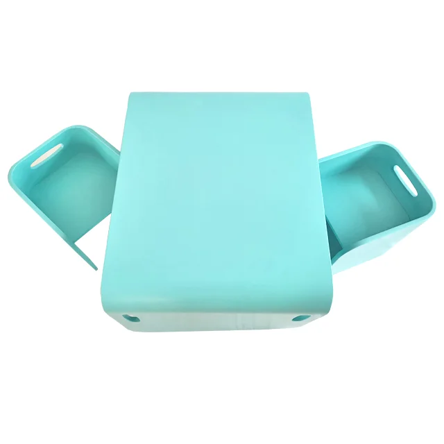 
Wood children furniture kids table and chairs with storage 