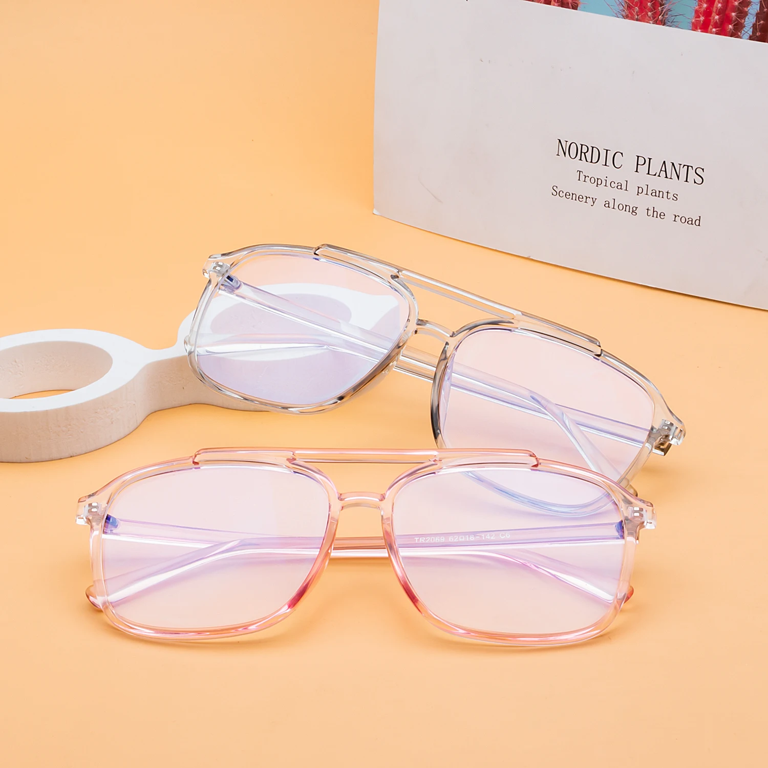 

2021 Tr90 Computer Eyeglasses Reading Gaming Glasses Classic Designer Blue Light Blocking Eyewear Glasses, Black,light pink,transparent grey