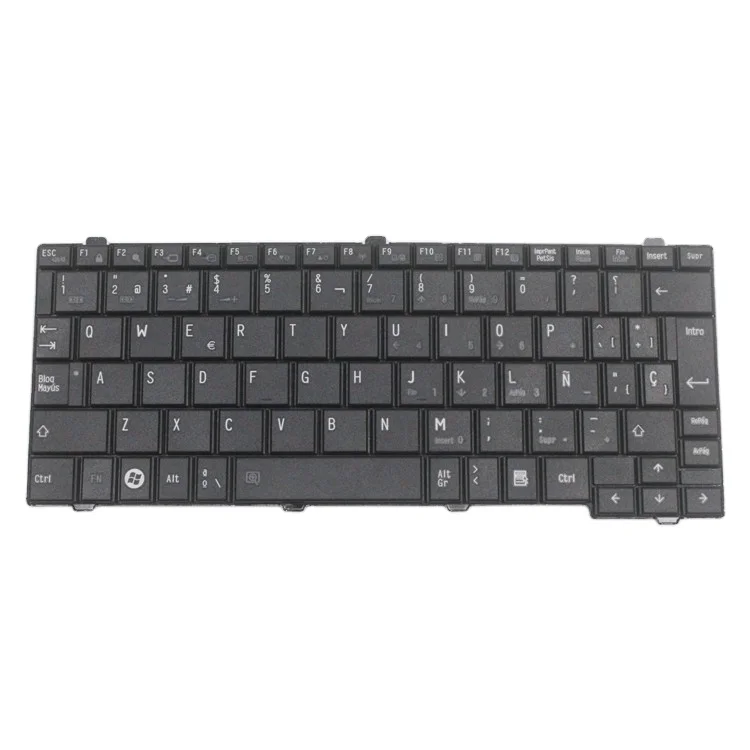 

HHT Spanish layout keyboard hot sale for Toshiba NB500 NB505 NB200 universal external laptop keyboards with backlight