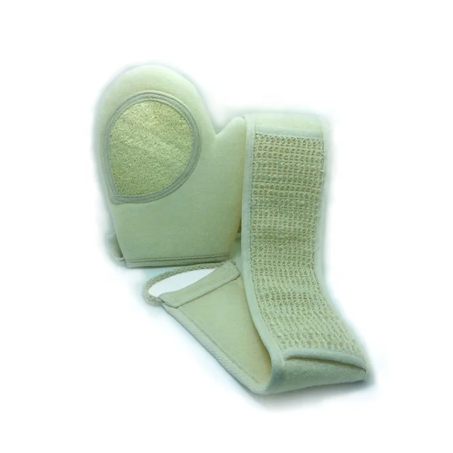 

100% biodegradable Natural towel gourd sponge bath scrub exfoliating bath gloves oval bath towel Free samples