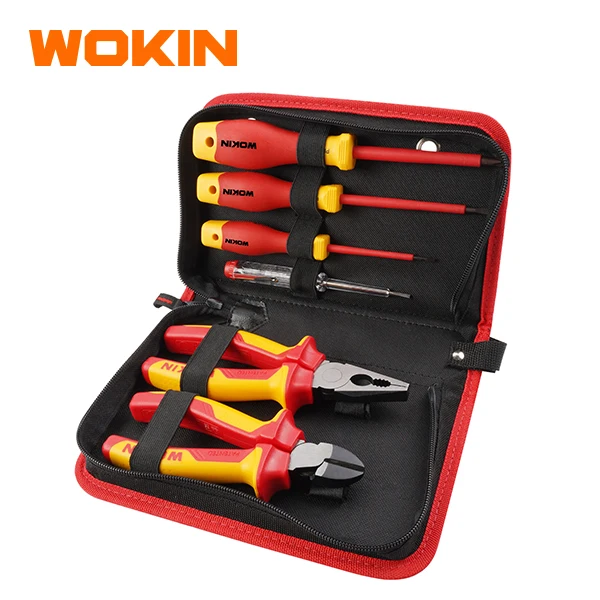 

WOKIN 569866 6pcs Insulated Household Screwdriver Hand Tool Kit Set