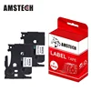 Amstech Compatible P-touch Flexible Tape TZe FX211 TZeFX211 TZ-FX211 6mm Black on White 8m for Brother Label Tape TZ Tape