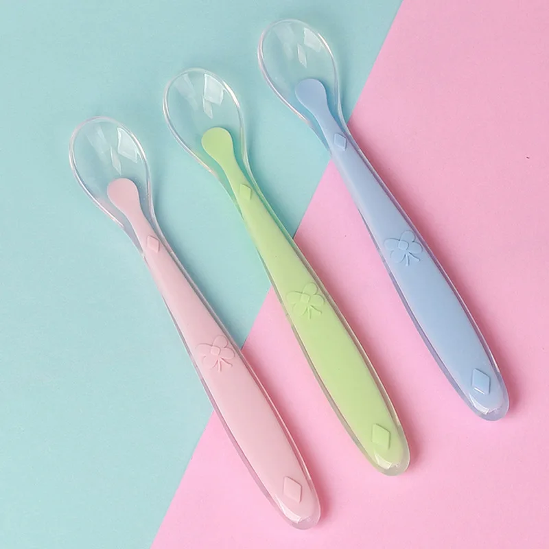 

Food Grade Silicone Baby Spoon for Infant Baby Training Baby Feeding Spoon