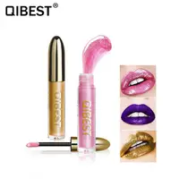 

QIBEST Super Shock Metallic Luster Moisturizing Glossy Glitter Lipgloss