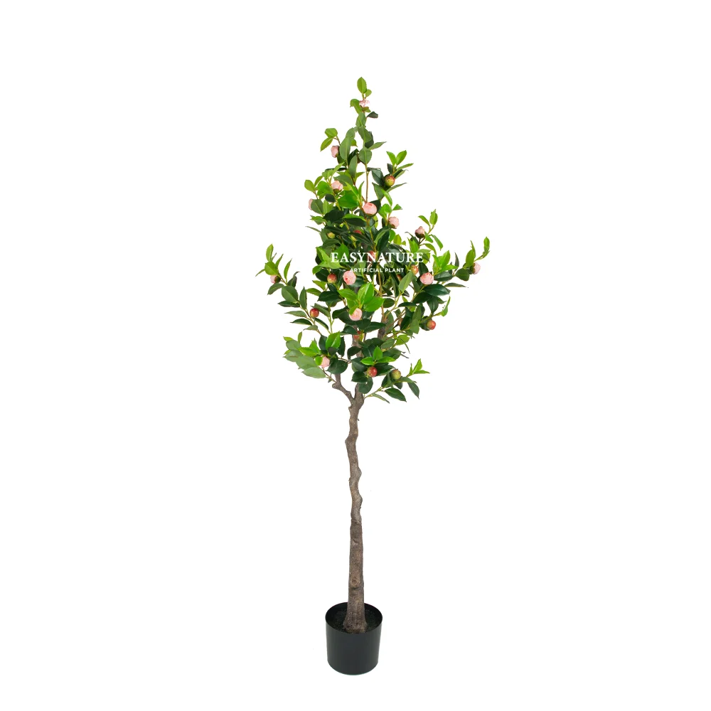 1.6m artificial potted trees,rose flower tree,flower bud tree - 