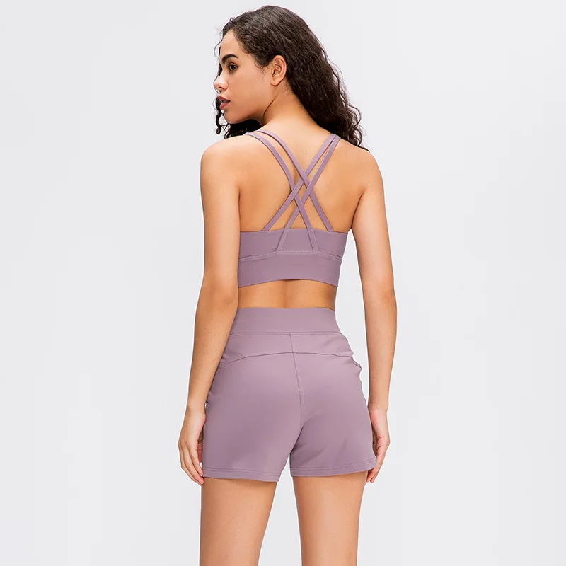 

Sexy Yoga Sport Workout Sportswear Top Fitness Gym Seamless Sports Bra