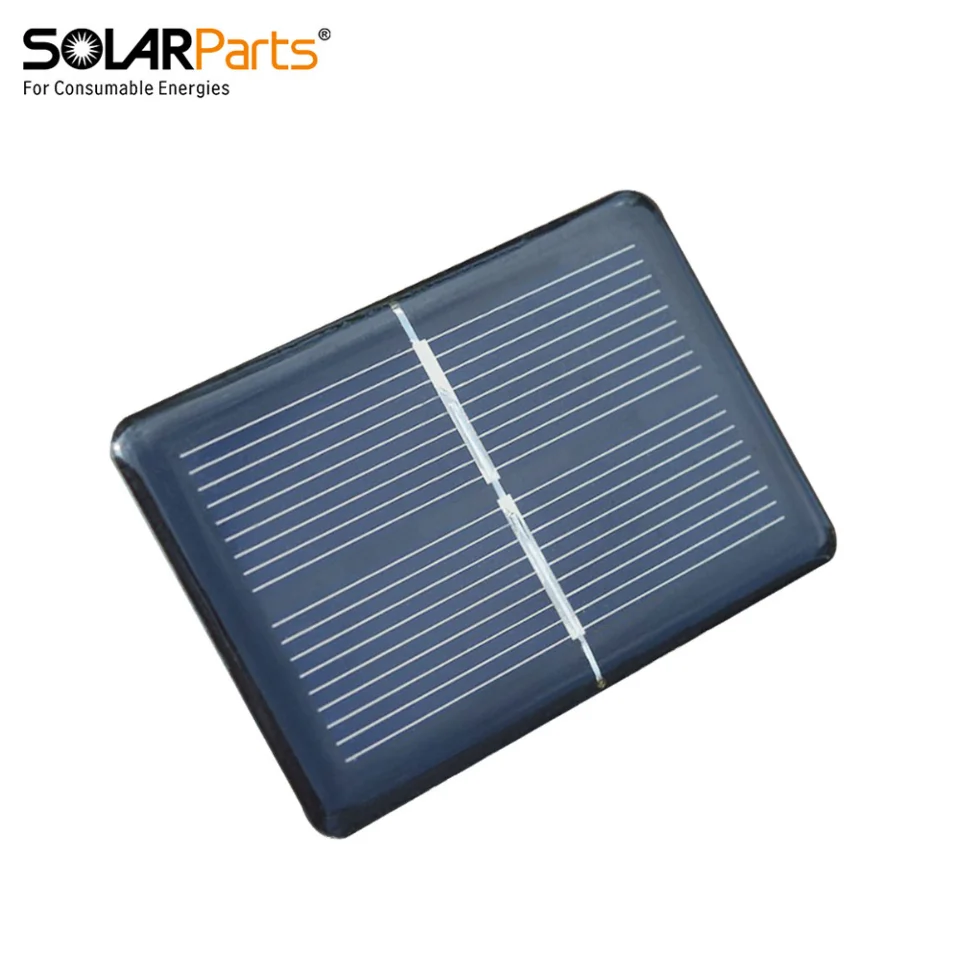 Customizable 1V Small Size PERC Micro Solar Panel 500mA Epoxy Resin Solar Cell for Electronics