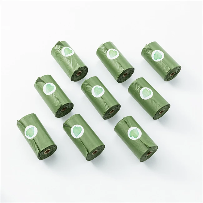 

Biodegradable Dog Poop Bags White Color Pet Outdoor Garbage Bags