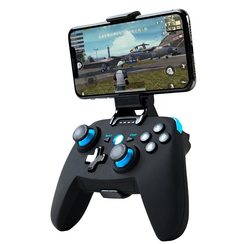 

Mobile phone Universal 2.4G Wireless Game Gamepad Joystick for Android TV Box Tablets PC Game Controller, Black+blue