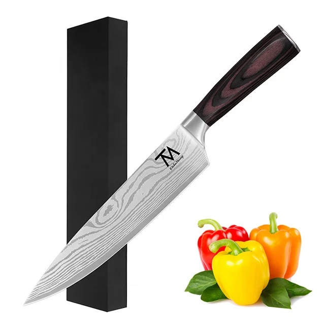 

8 Inch Cooking Meat Cutting Kitchen Knives Professional Handmade Stainless Steel Chef Knife