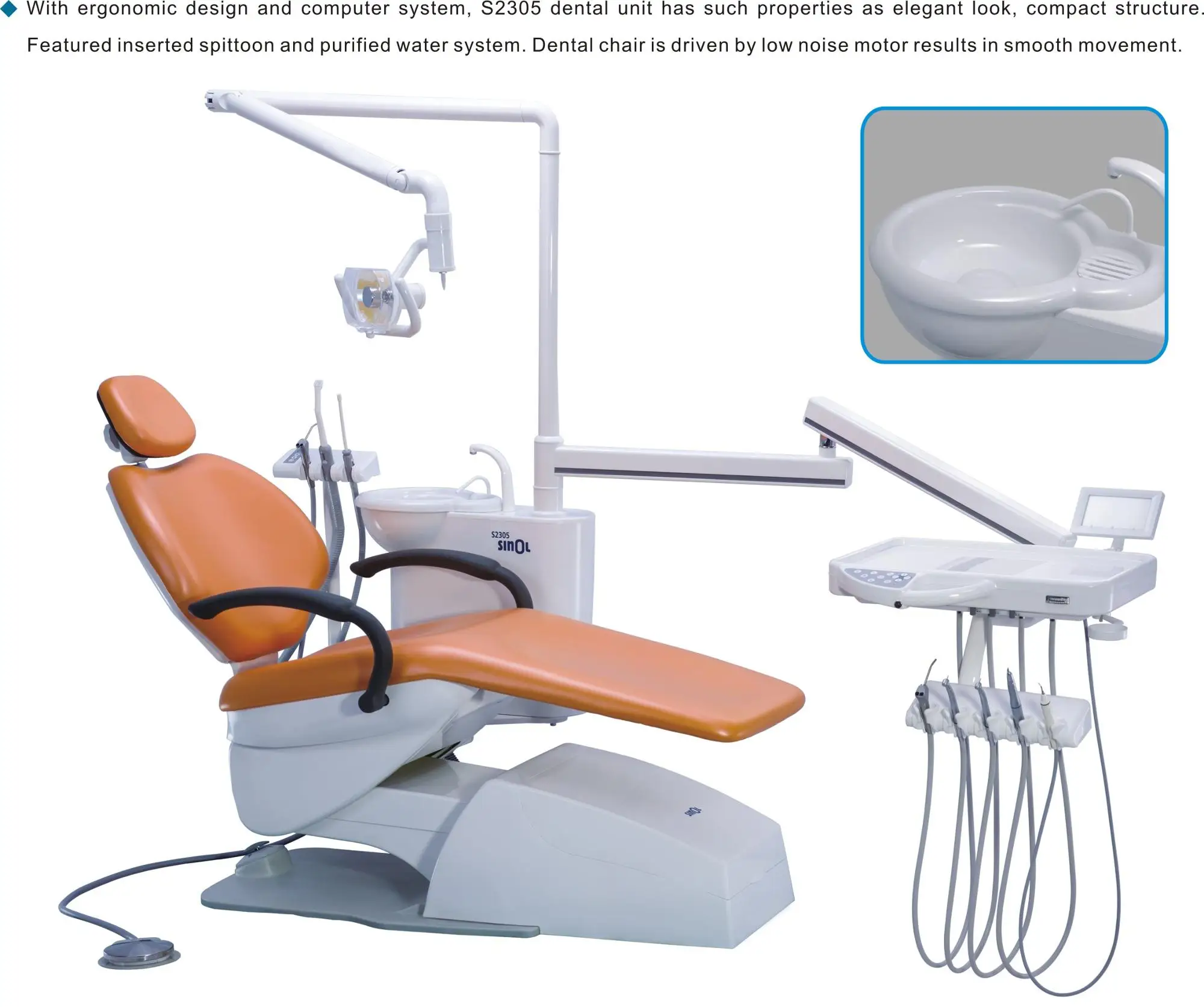 Hot Sale Sinol S2305 New Ce Approved Dental Chair Mounted Dental Unit ...