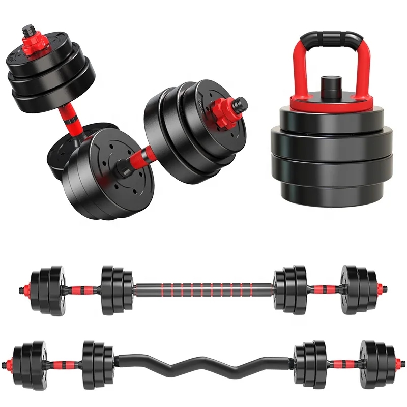 

Custom Logo Rubber Coated Cement of Weight lifting dumbbell Gym Home Use adjustable Detachable Pair Barbell dumbbells sets 40kg, Black+green as picture