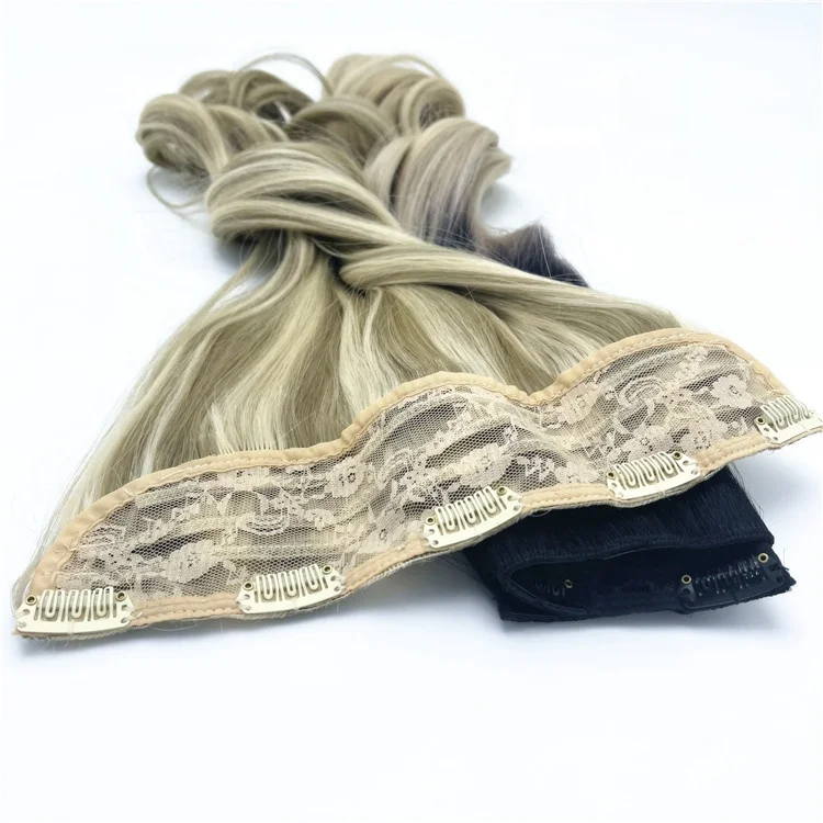 

100% Brazilian Human Hair Clip In Hair Extension Clip On Hair Extension For White Woman