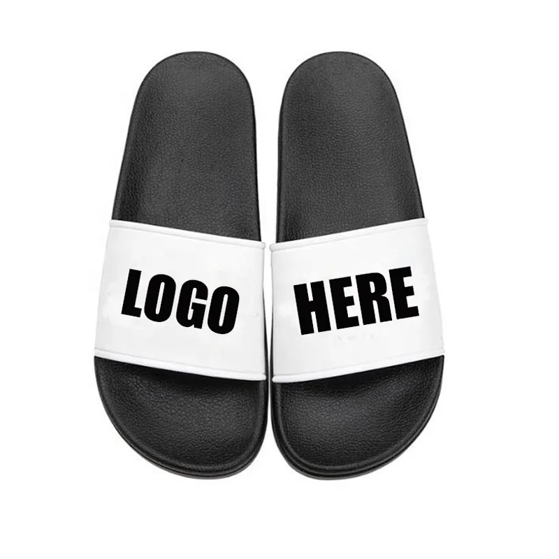 

Custom Logo Blank Sandals PVC Men Slippers, Women Slid Sandals Flip Flops Unisex Summer Footwear