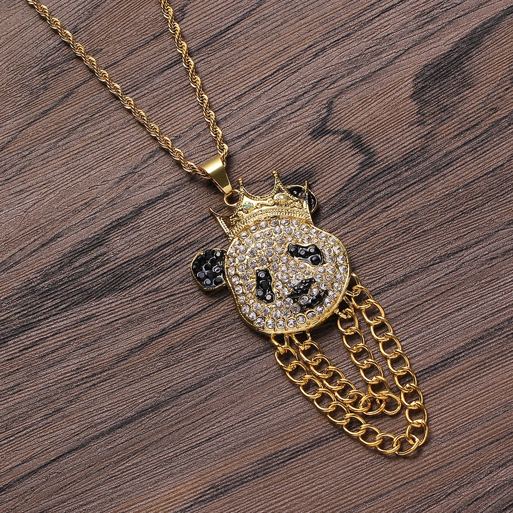 吊坠项链时尚嘻哈项链男士动物首饰 - buy fashion jewelry,cartoon