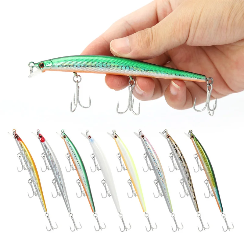 

Black Minnow Fishing Lure Jerkbait Wobler Topwater-Lure 9g 110mm Isca Artificial Hard Bait Trout-Lure New Bass, 10 colors