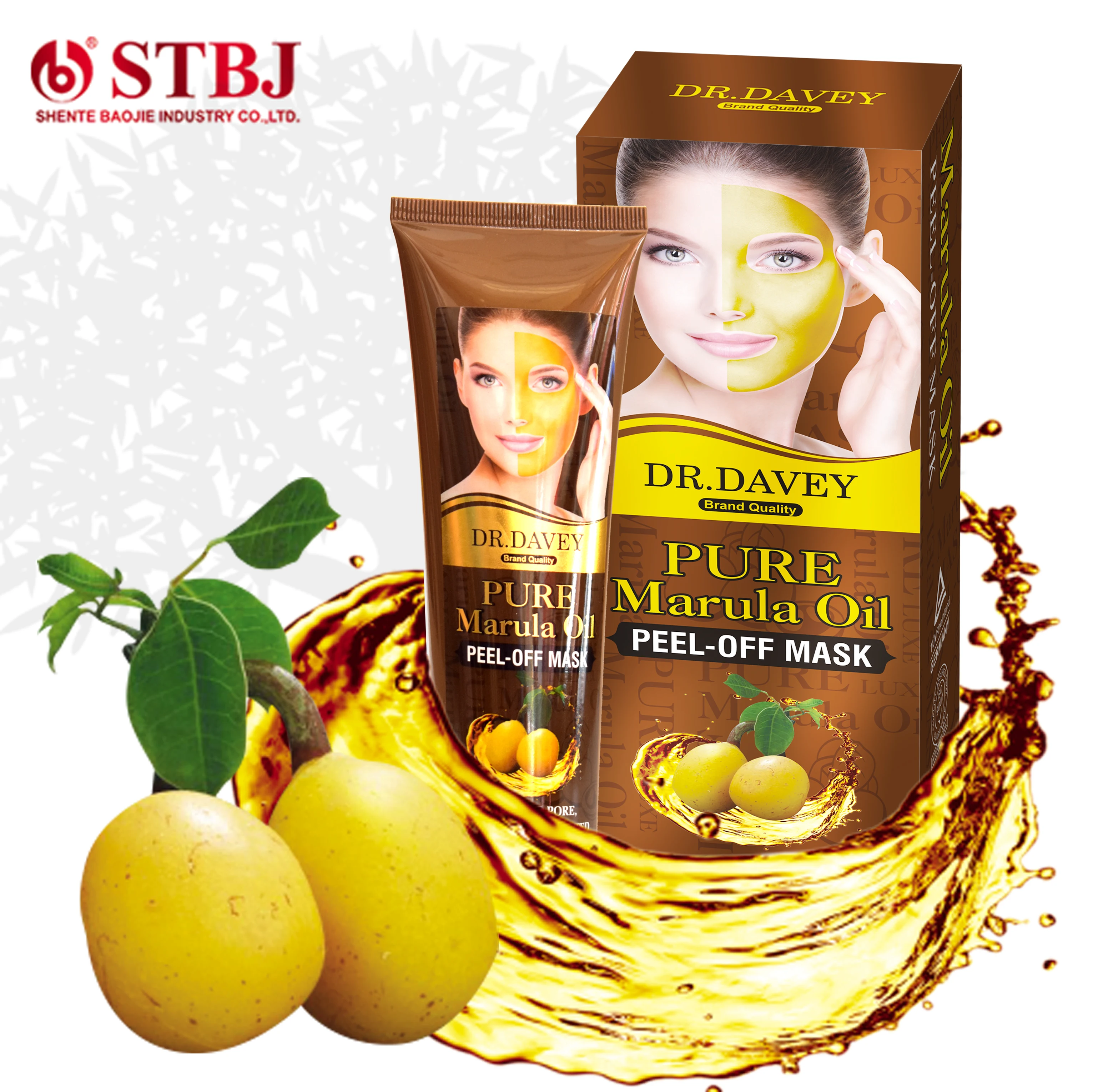 

DR.DAVEY Pure Marula Oil Peel-off Facial Mask for Remove Acne Blackheads Oil Control & Contractive Pore