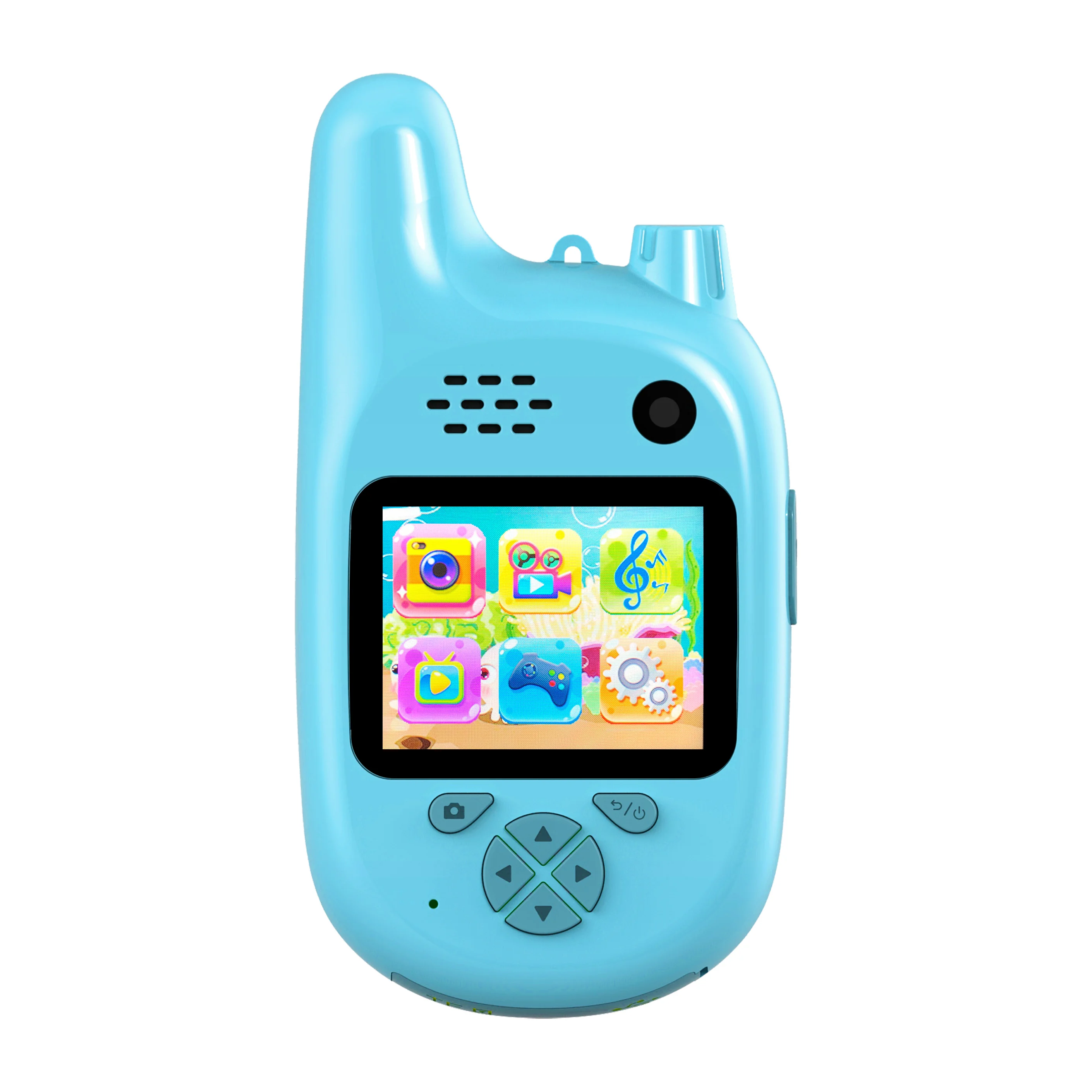 

Kid walkie talkie children camera toy dual leans for gift