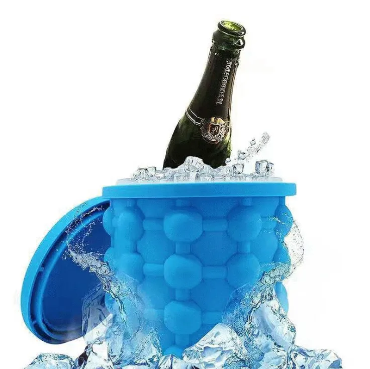 

silica gel ice bucket silica gel ice maker large Ice bucket, Blue
