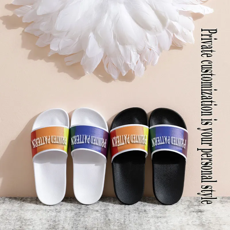 

Comfortable Oem Custom Design Pattern Customization Women Slides Slippers Women Slippers Sandals Slide In Camper, 11 colors, customized according to customers