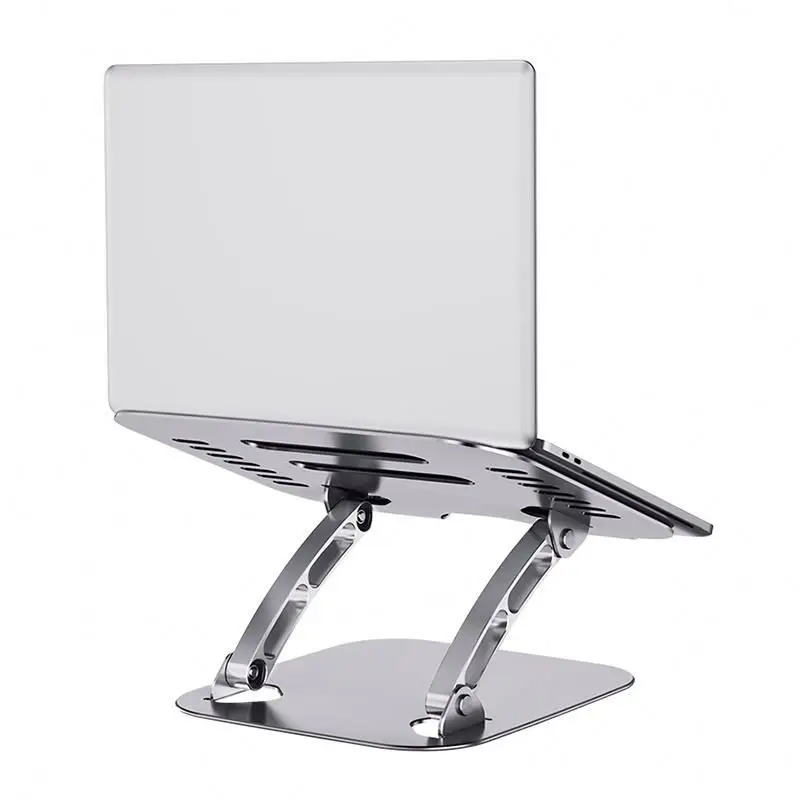 

Foldable laptop stand HOPmx adjustable computer desk, Silver