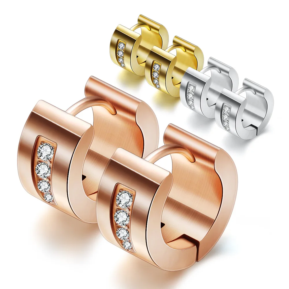 

2022 Temperament Stainless Steel Earrings Jewelry 316l Gold Plated Earrings Trendy Custom
