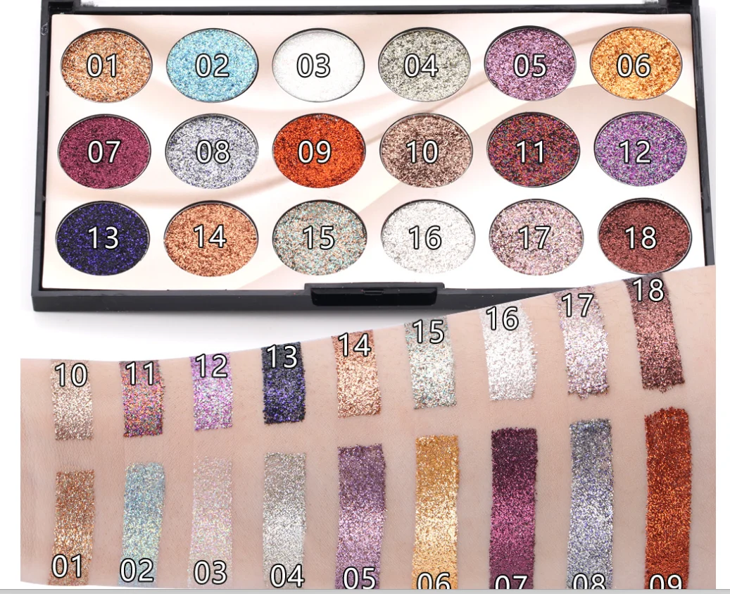 

High Shiny Holographic Glitter eye shadow
