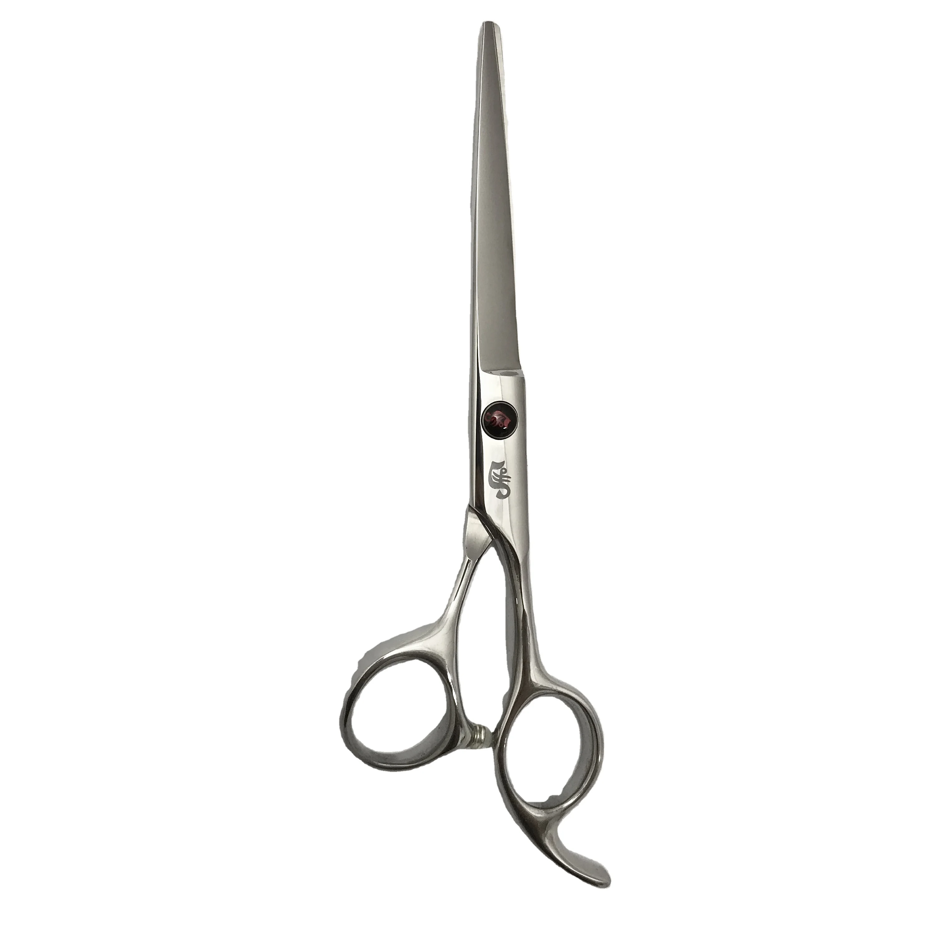 

Hot selling wholesale Japan wet dry sharp professional steel barber scissors shears, Silver or other color you wanted