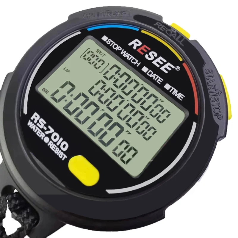 

Record 20 Memories Lap Split Time with Tally Counter and Calendar Clock with Alarm Sports Coaches and Refers Digital Stopwatch