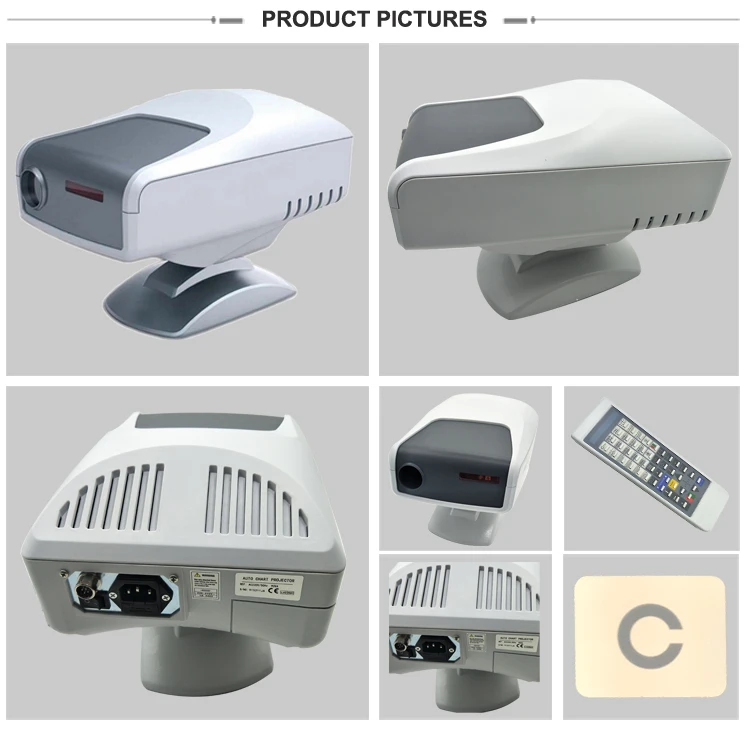 China auto chart projector