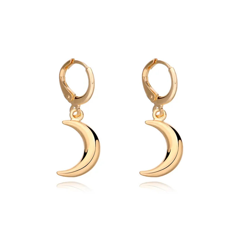 

Fashion Classic Geometric Earrings Earrings Star Moon Female Korean Jewelry For Woman Gift