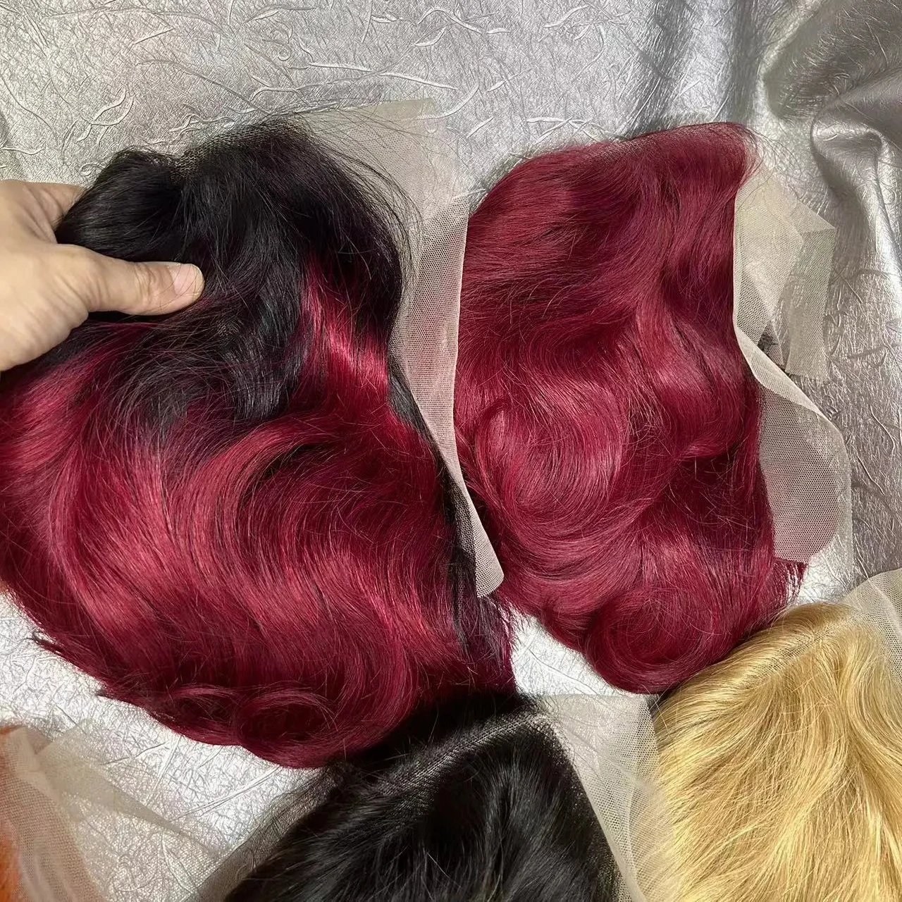 New Design Brazilian Hair Natural Wave Short for Cut Lace Front Wig Remy Virgin Human Hair HD for Lace High Quality