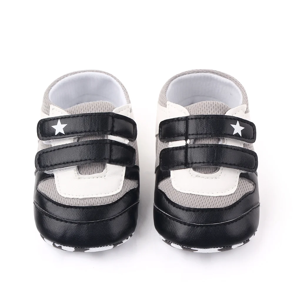 New patchwork design baby shoes boy kids casual sport shoes soft sole  infant  toddler shoes manufacture
