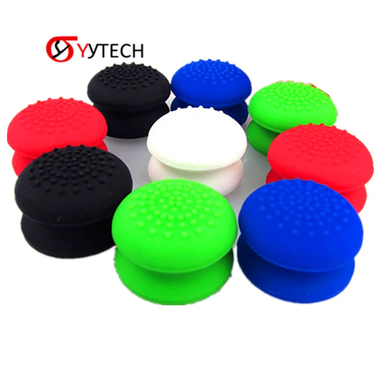 

SYYTECH Silicone Rubber Thumb Stick Cap Joystick Grip for Playstation 4 PS4 PS3 Xbox One 360 Controller Gaming Accessories