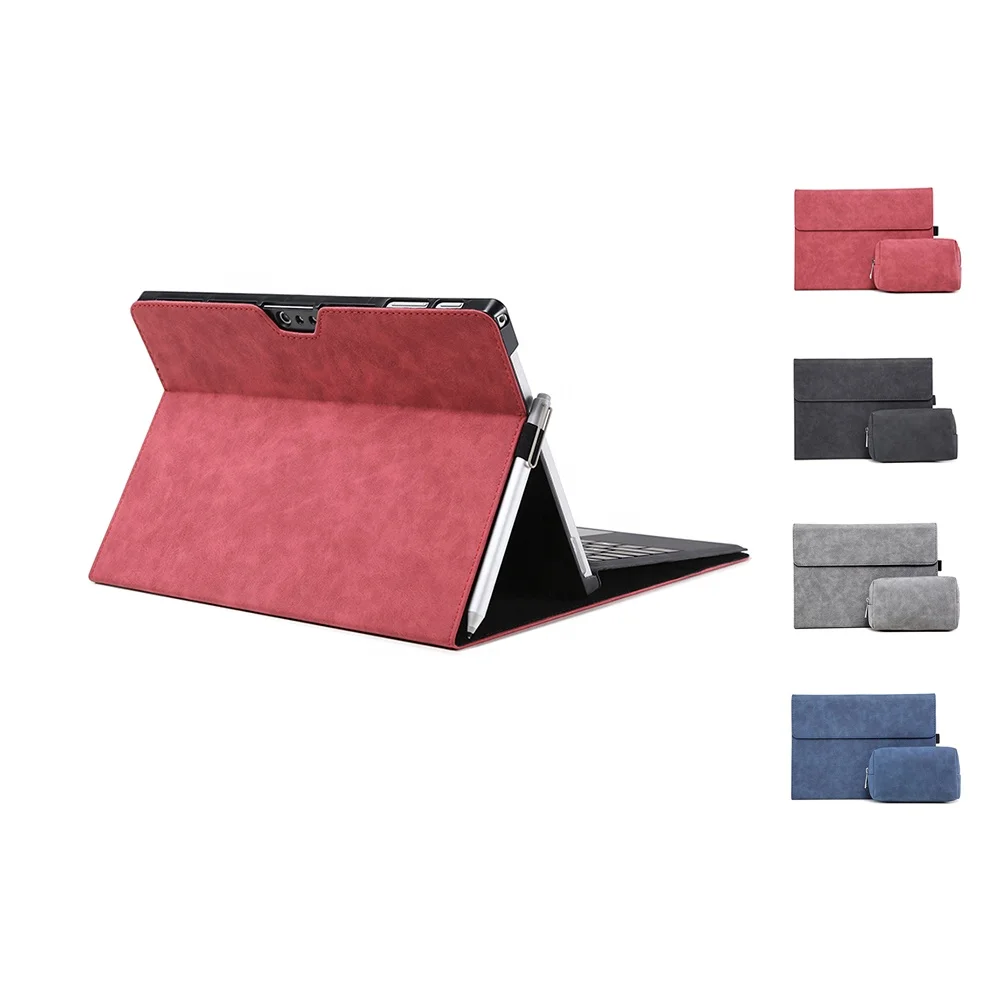 

latest soft shell leather 12.3 inch tablet clutch handbag with messenger case for women