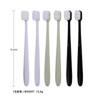 

2020 New Arrival Pure white super fine bristles toothbrush Nano antibacterial adult toothbrush