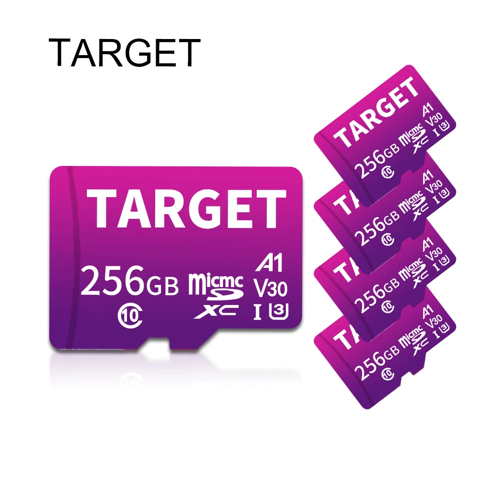 

100% Original Target High Endurance Micro TF SD Card A2 V30 U3 64GB 128GB Recording Monitor Camera Micro Memory Card